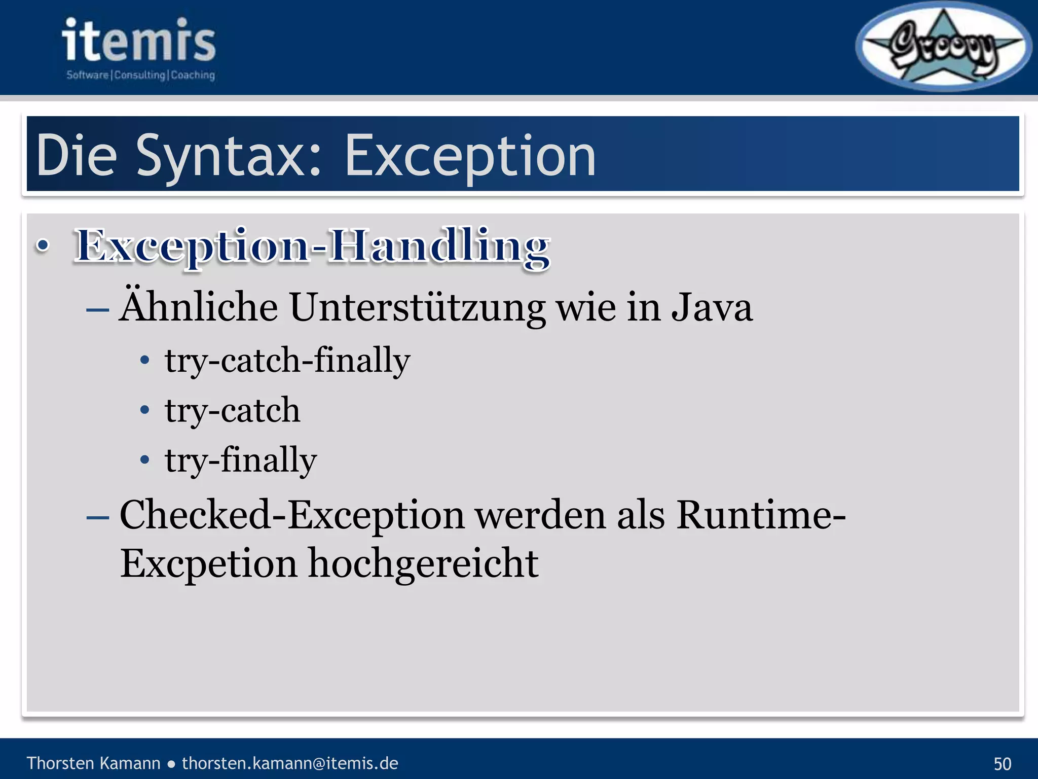 Let’s groove with Groovy