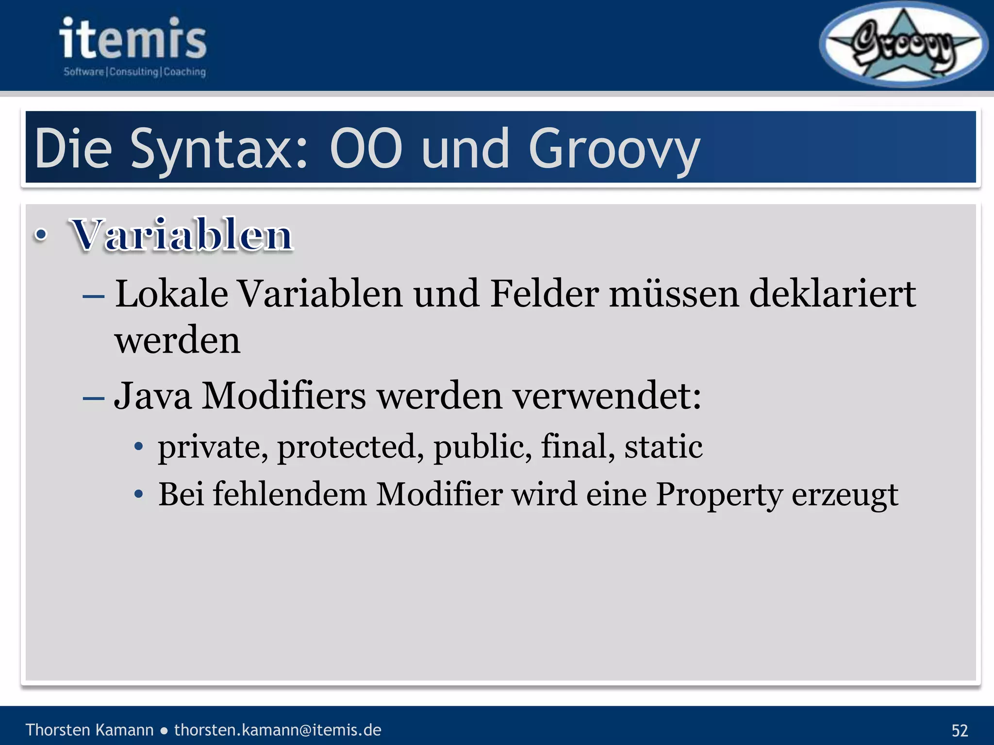 Let’s groove with Groovy