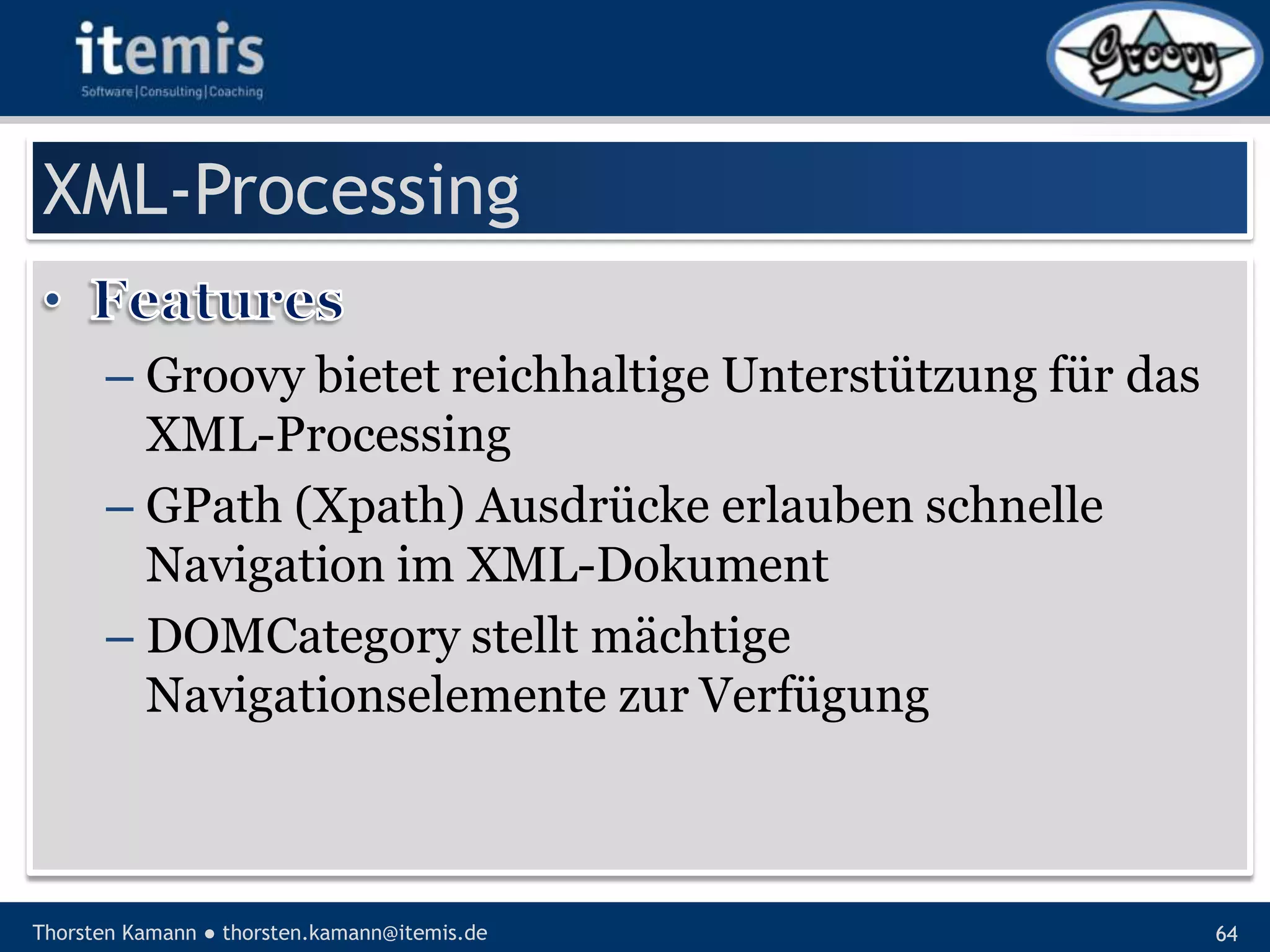 Let’s groove with Groovy