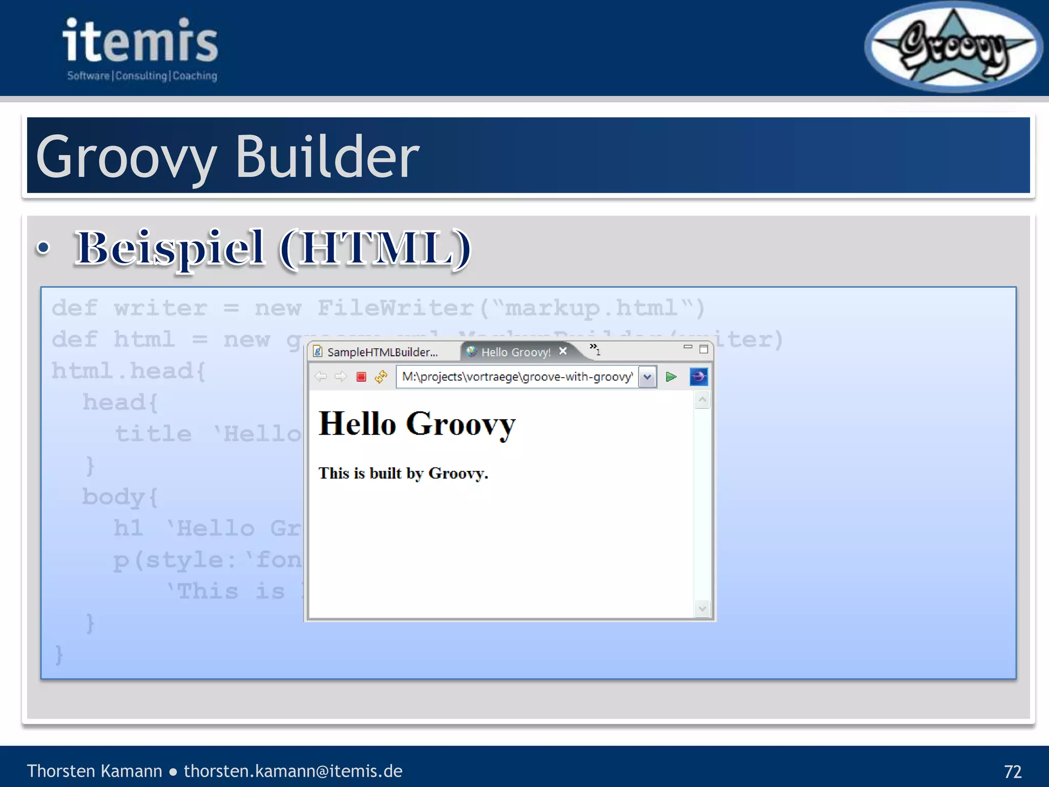 Let’s groove with Groovy