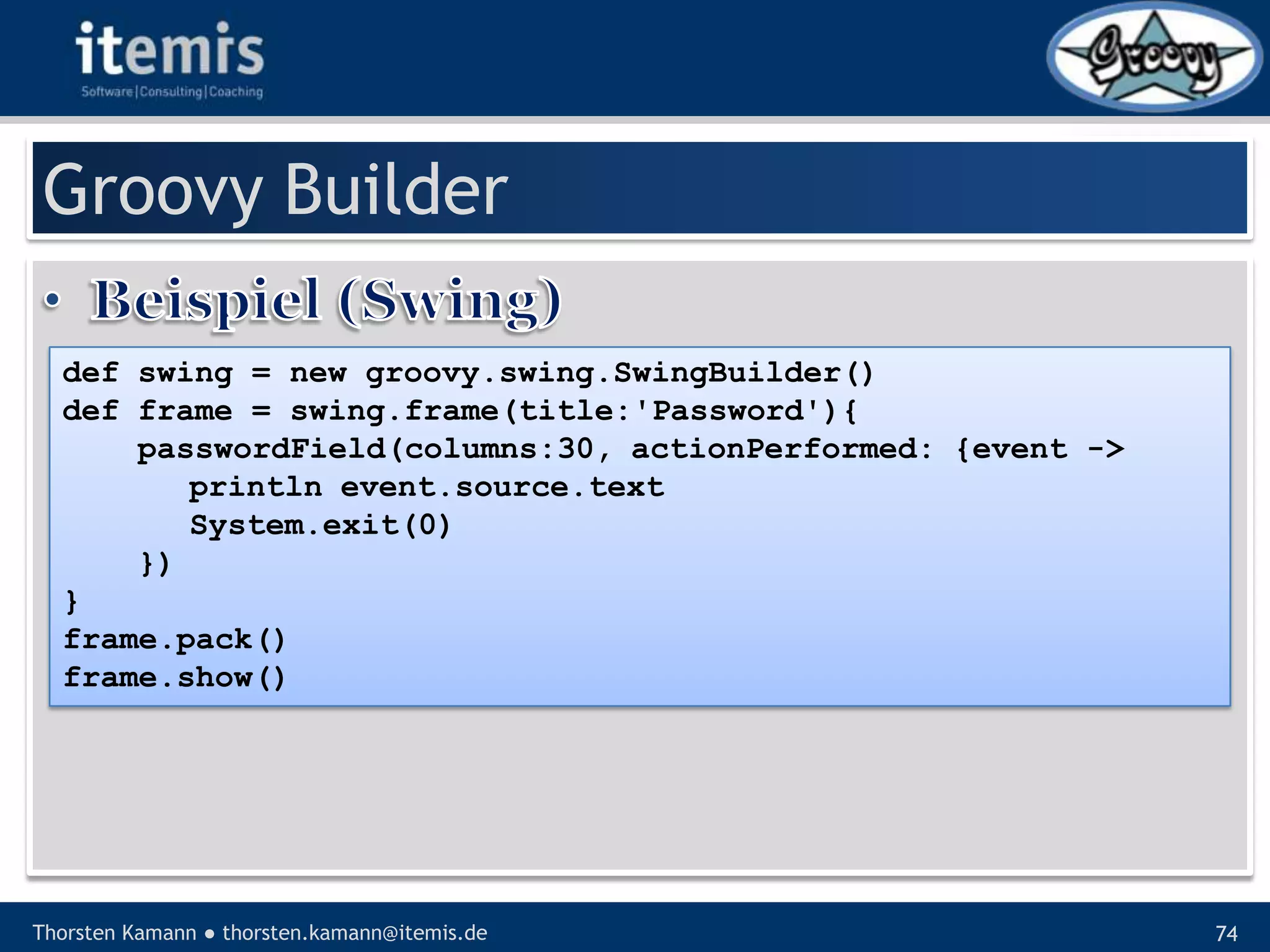Let’s groove with Groovy