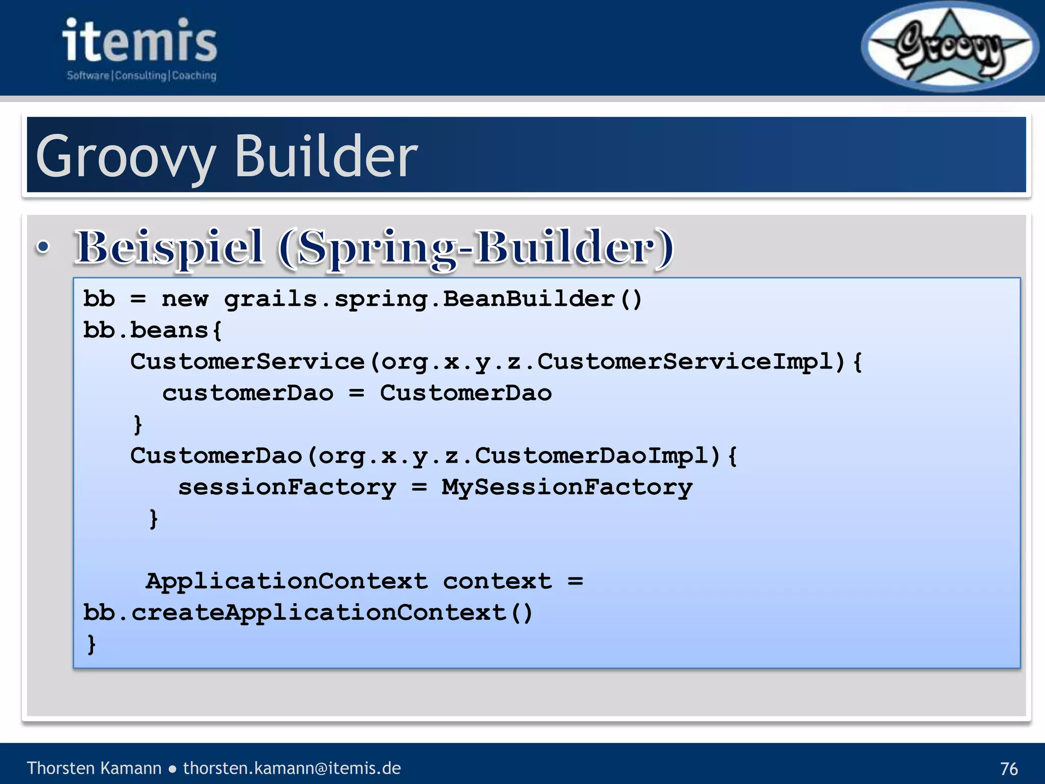 Let’s groove with Groovy
