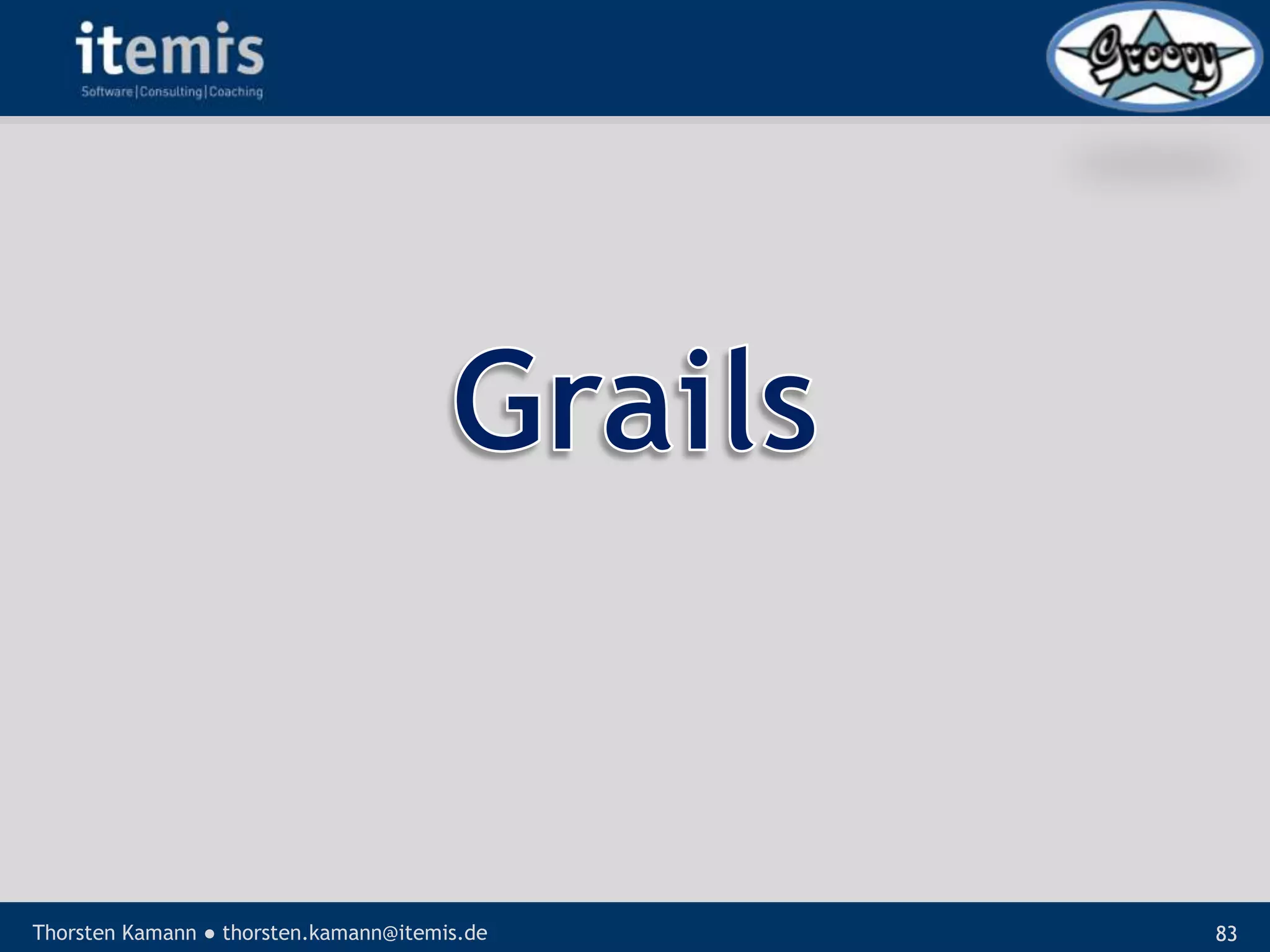 Let’s groove with Groovy