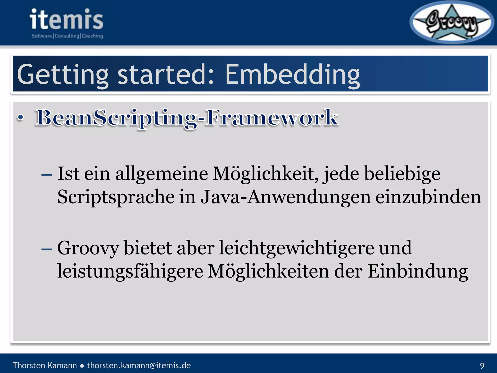 Let’s groove with Groovy