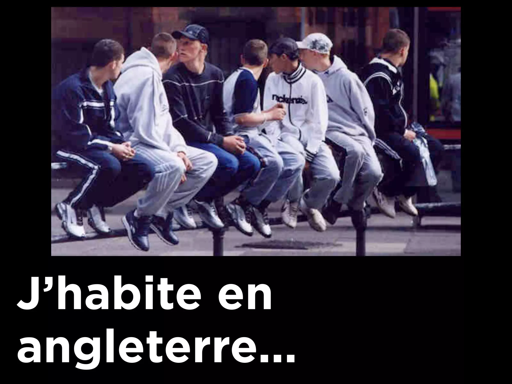 J’habite en
angleterre...
 