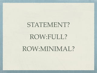 STATEMENT?
ROW:FULL?
ROW:MINIMAL?
 