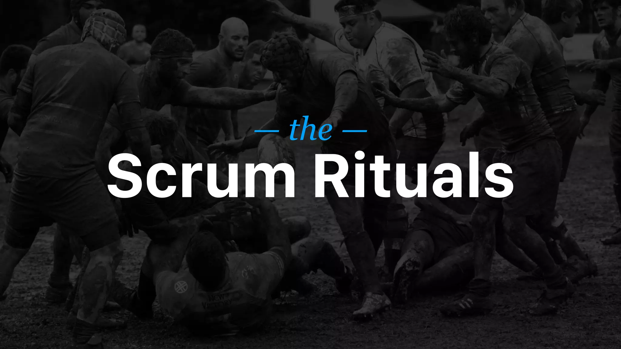 — the —
Scrum Rituals
 