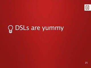 v2/Peg/grammar.peg.inc test



    $parser = new Parser('test 123');
    print_r($parser->parse());

    Query
    |-- Term        - "test"
    |-- Term        - "123"




                                        25
 