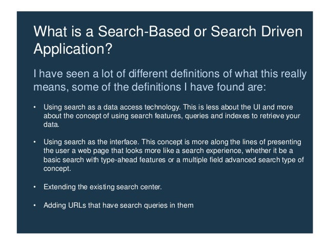 Lets build a_searchbased_application_in_share_point_2013__spsdc[2]