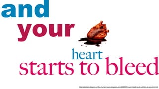 your
starts to bleed
heart
and
http://labelled-diagram-of-the-human-heart.blogspot.com/2009/07/heart-health-and-nutrition-...