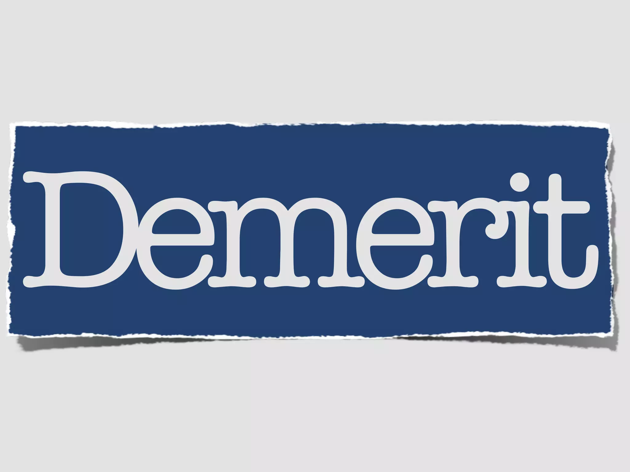 Demerit
 