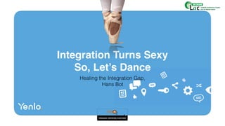 Integration Turns Sexy
So, Let’s Dance
Healing the Integration Gap,
Hans Bot
 