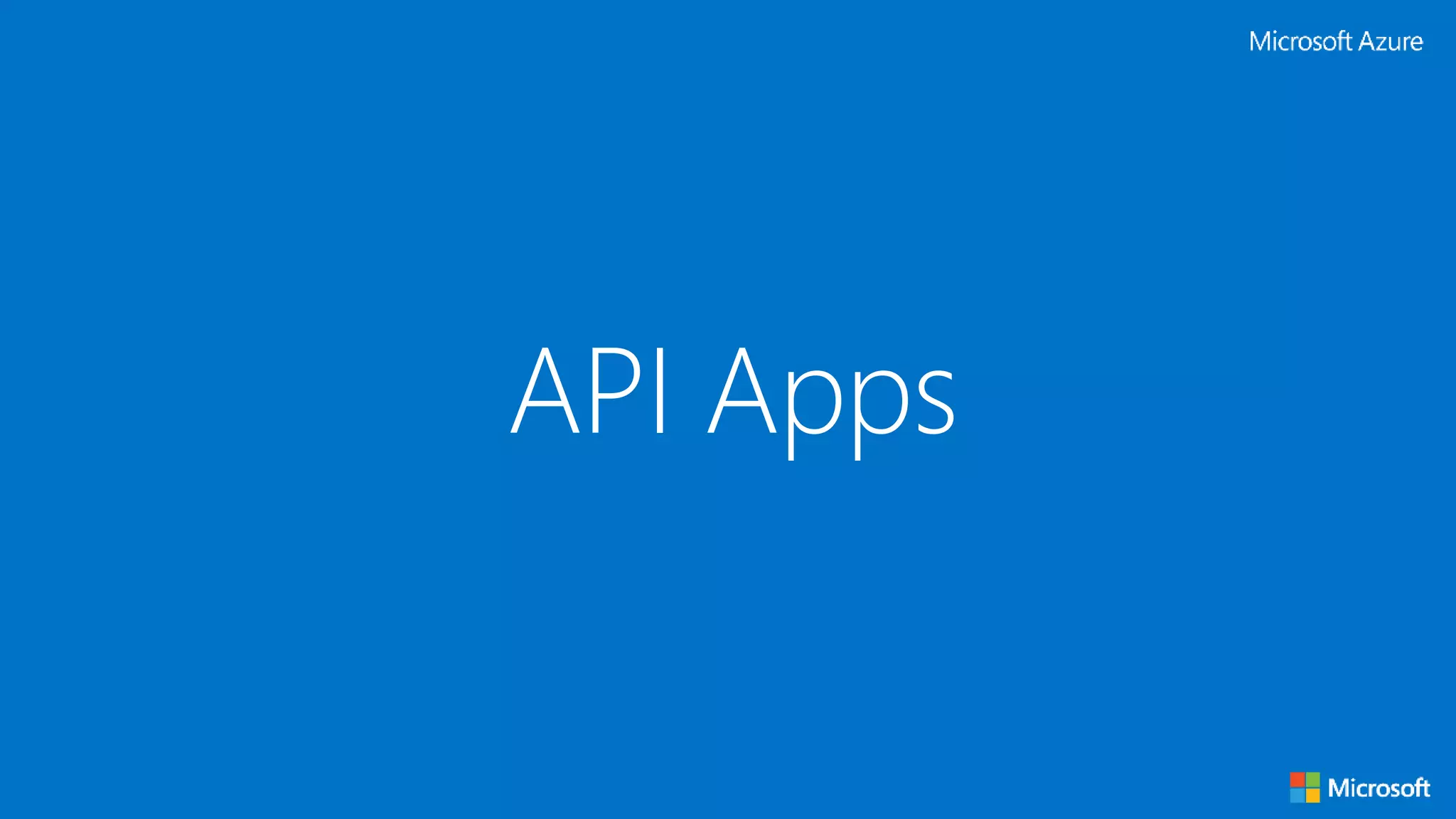 API Apps
 