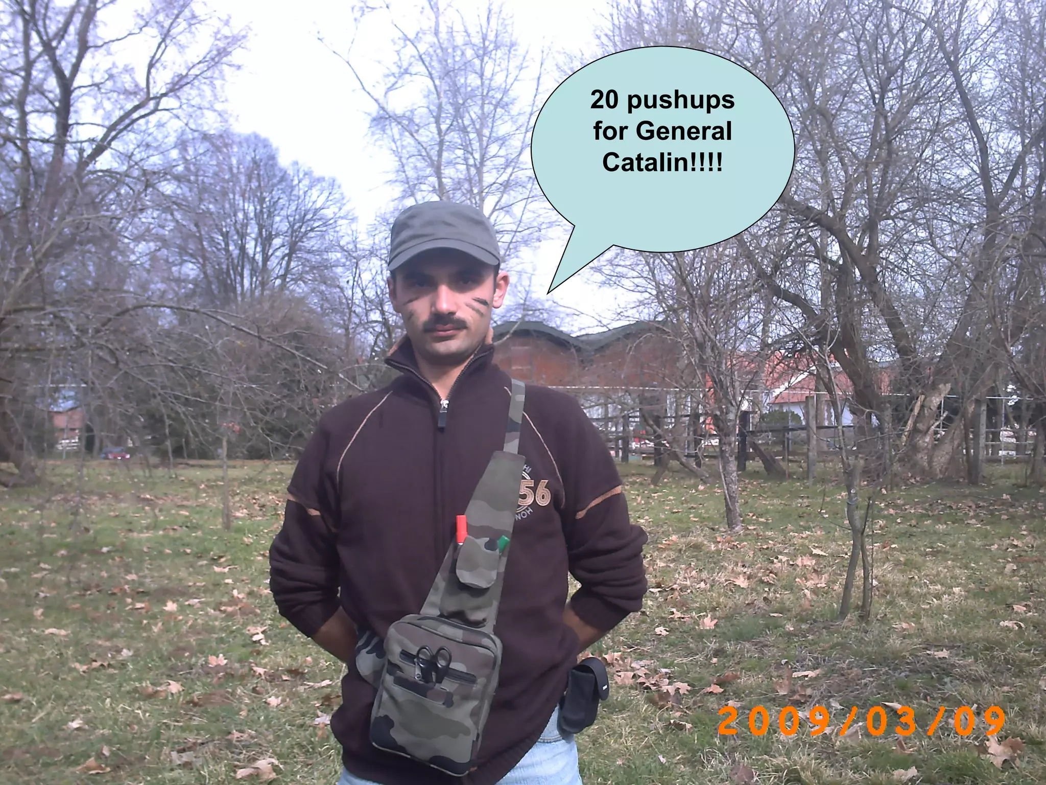 20 pushups for General Catalin!!!! 