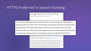 HTTPS Preferred In Search Ranking
 