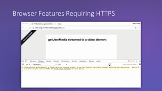 Browser Features Requiring HTTPS
 