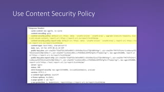 Use Content Security Policy
 