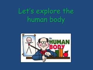 Let’s explore the
  human body
 
