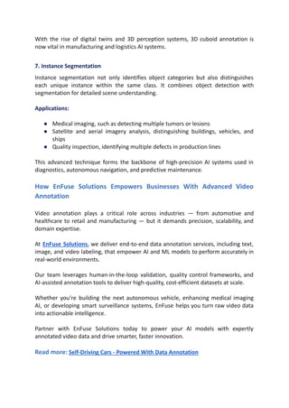 Let's Explore the Various Types of Video Annotations and Their ...