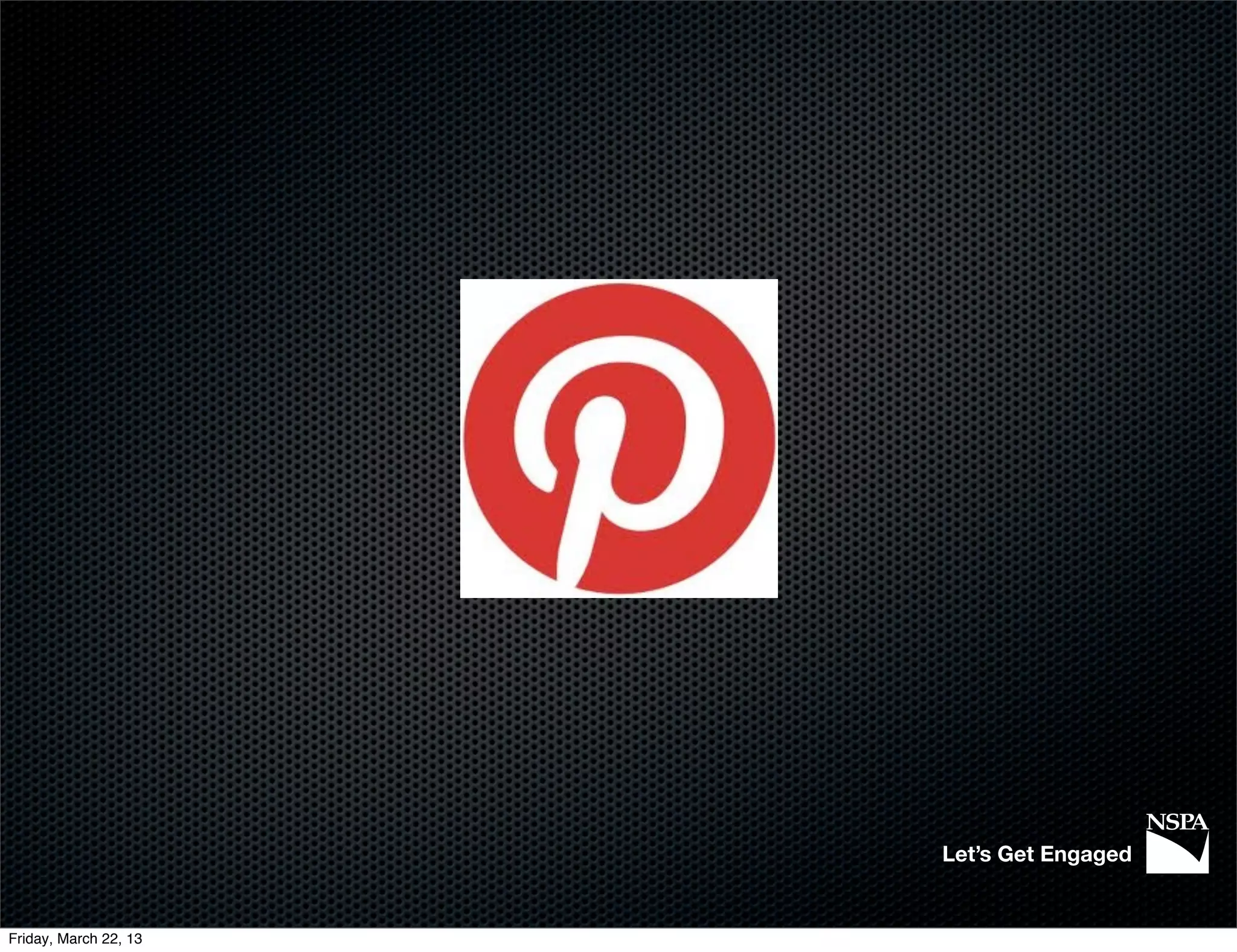 Let’s Get Engaged


Friday, March 22, 13
 