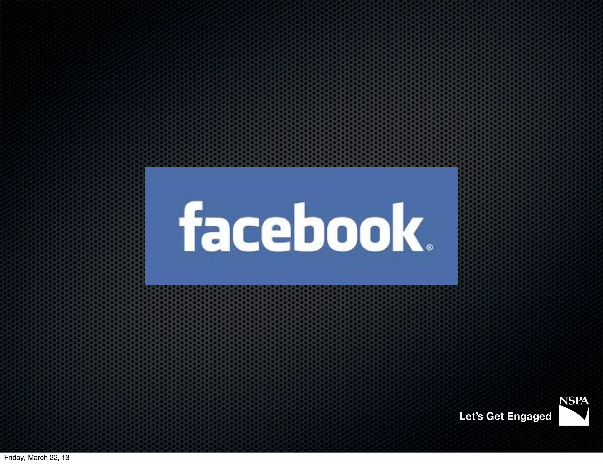 Let’s Get Engaged


Friday, March 22, 13
 