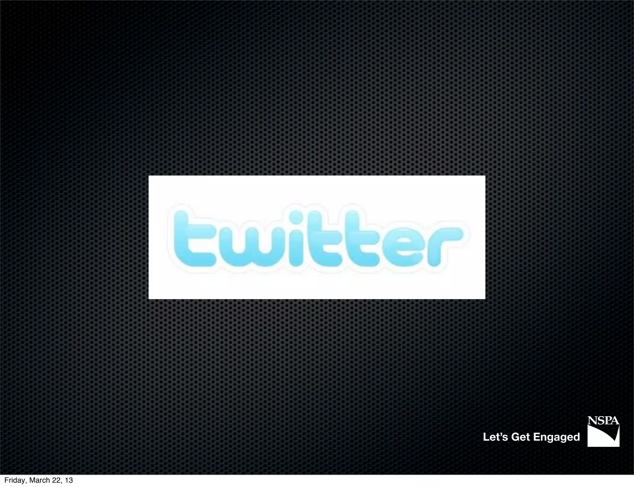 Let’s Get Engaged


Friday, March 22, 13
 