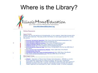 Where is the Library? 