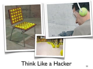Think Like a Hacker   53
 