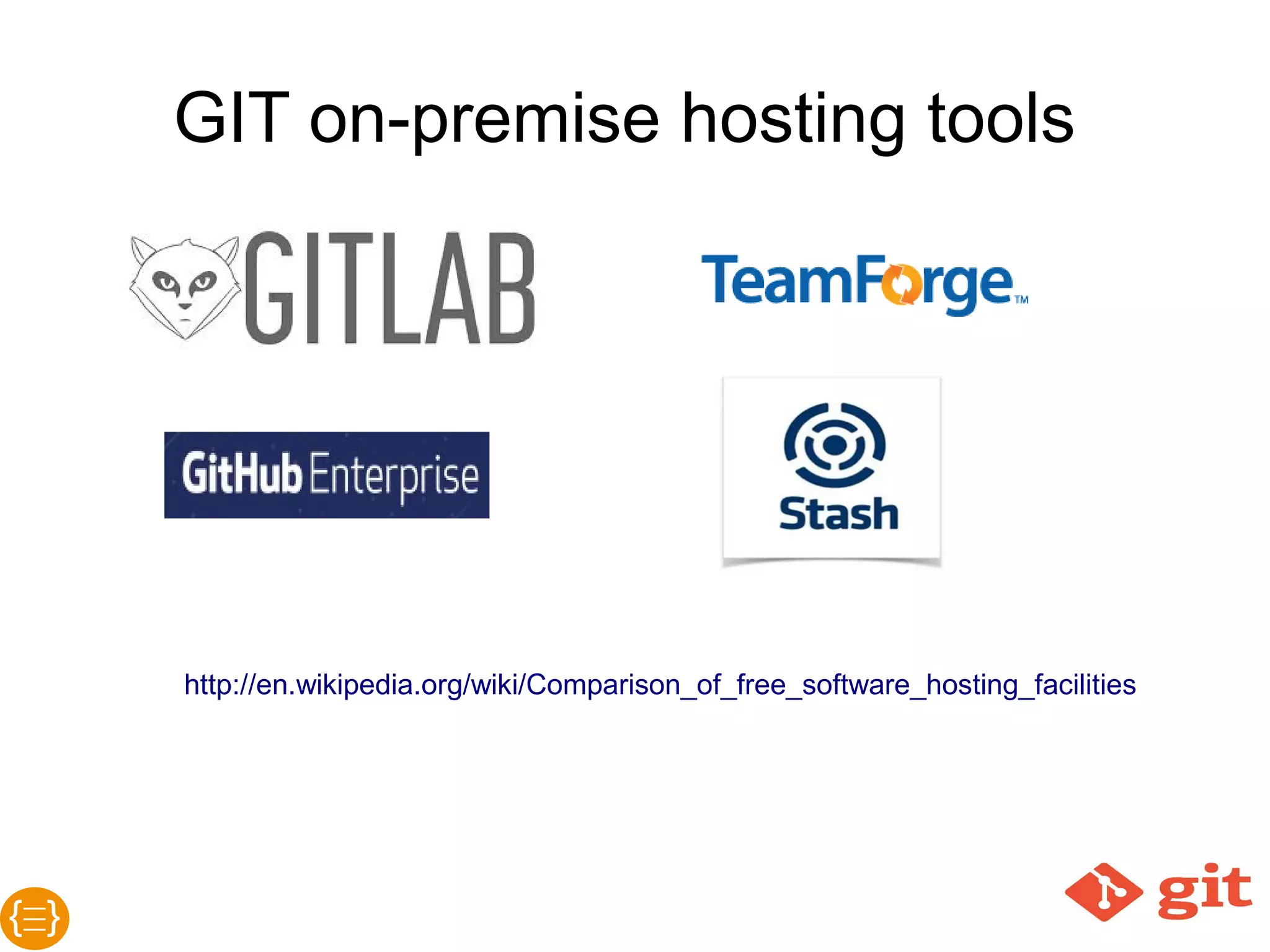 GIT on-premise hosting tools
http://en.wikipedia.org/wiki/Comparison_of_free_software_hosting_facilities
 