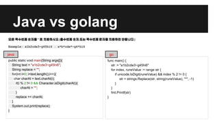 Let's golang | PPT