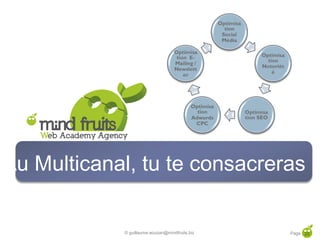 Au Multicanal, tu te consacreras !

             © guillaume.eouzan@mindfruits.biz   Page 23
 