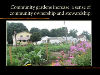 Benefits of Community Garden 2010