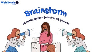 Spoken Features Let’s Learn About Spoken Features Educational Presentation | PDF