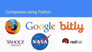 Let's learn python | PPT