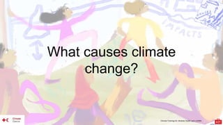 Climate Training Kit. Module Youth: Let’s LEARN
What causes climate
change?
 