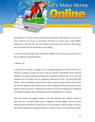 Let's make money online