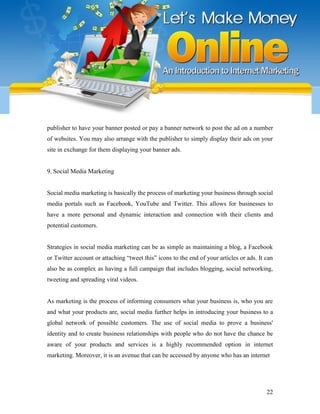 Let's make money online