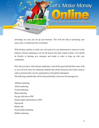 Let's make money online