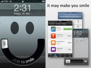 it may make you smile
 