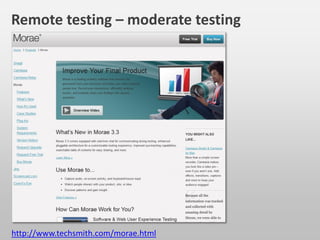 Page title
News
form
Signup
form
Content body
Nav.
bar
A-B Testing
Version A 50 signups
Page title
News
form
Signup
form
Content body
Nav.
bar
Version B 75 signups
randomly
distributed
 