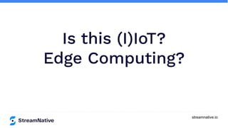 streamnative.io
Is this (I)IoT?
Edge Computing?
 