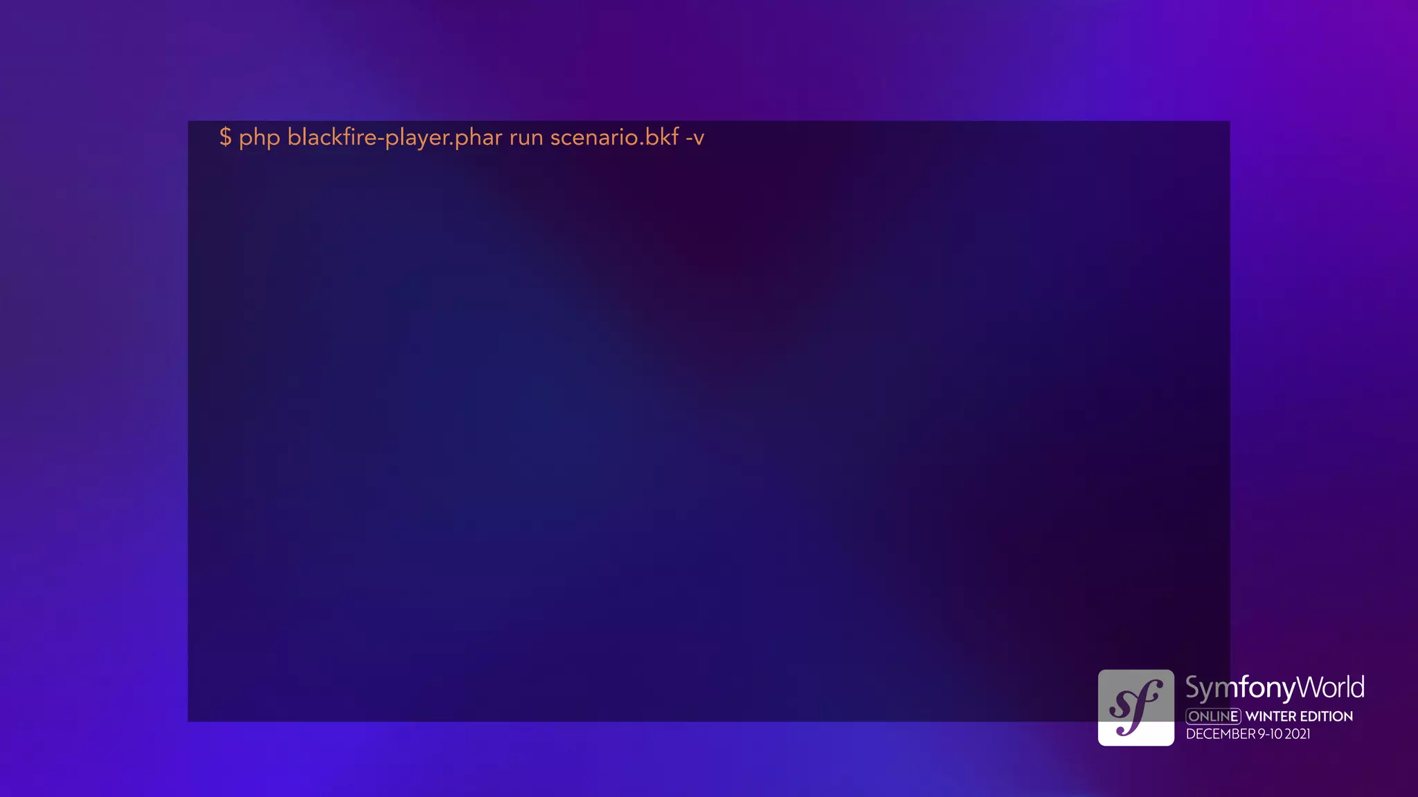 $ php blackfire-player.phar run scenario.bkf -v
 