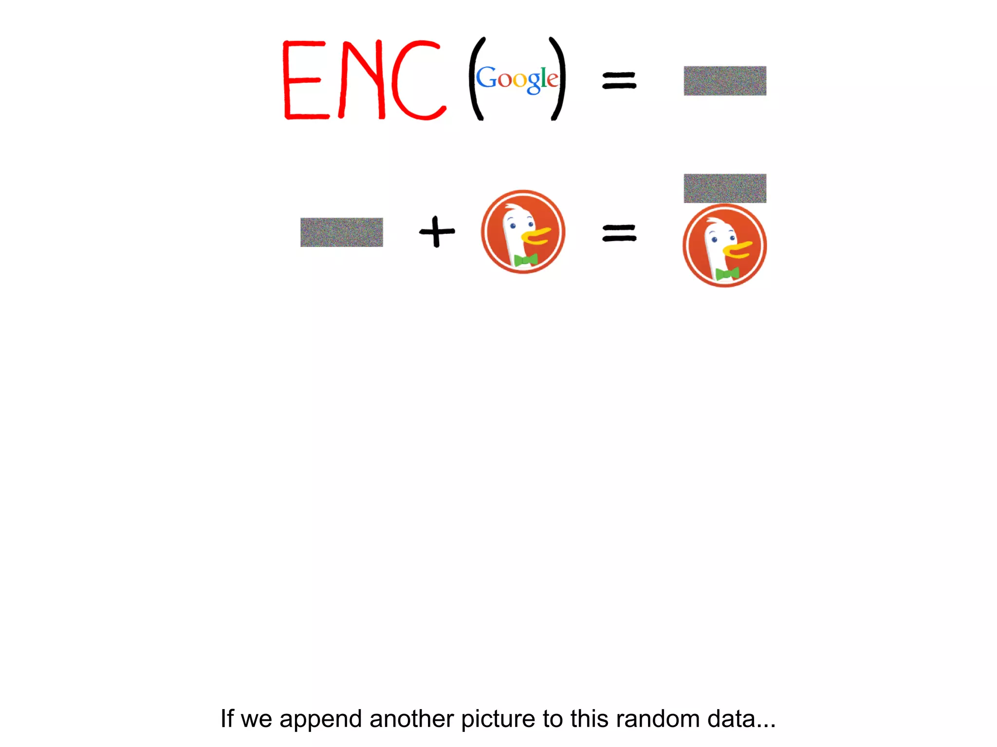 If we append another picture to this random data...
 