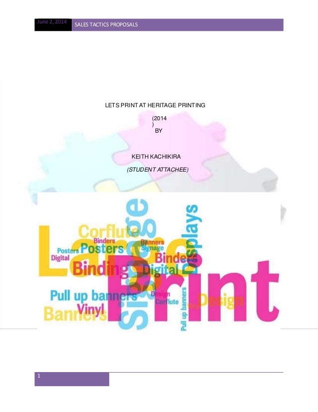 LETS PRINT. ( A sales and marketing intern`s journey through the lith…