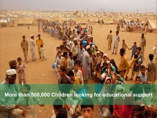 More than 500,000 Children looking for educational support 
