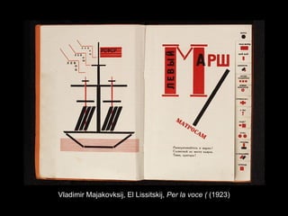 Vladimir Majakovksij, El Lissitskij, Per la voce ( (1923)
 