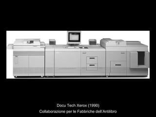 Docu Tech Xerox (1990)
Collaborazione per le Fabbriche dell’Antilibro
 