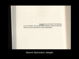 Network Optimization, dettaglio
 