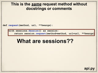 W
hat are
sessions??
 