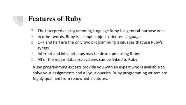 Let’s Study Ruby Today.pptx | Programming Languages | Computing